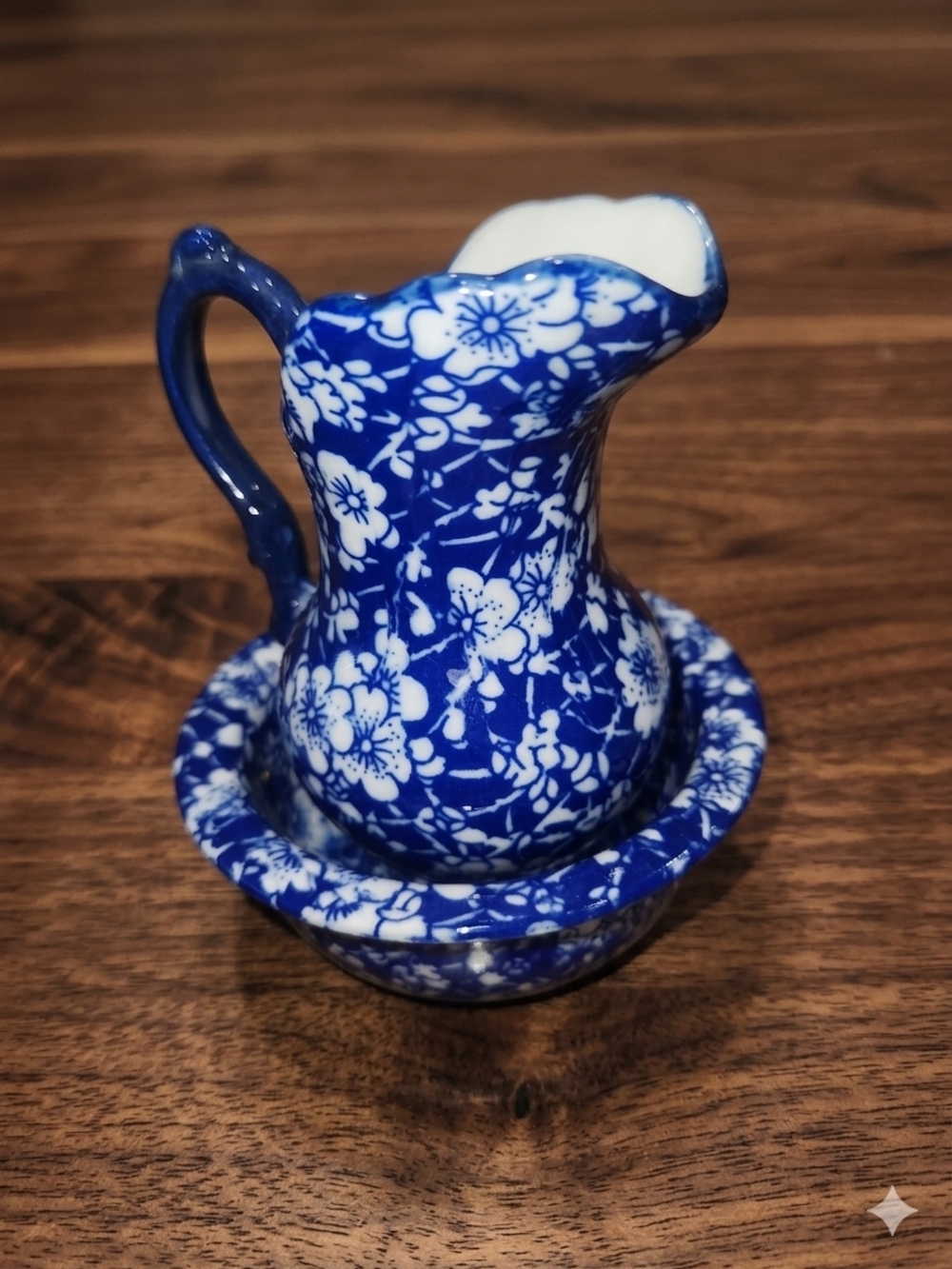 Vintage Victoria Ware Ironstone pitcher and basin set Small